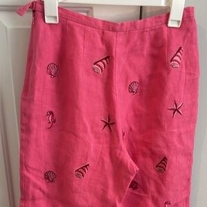 Vintage Talbots seashell pants